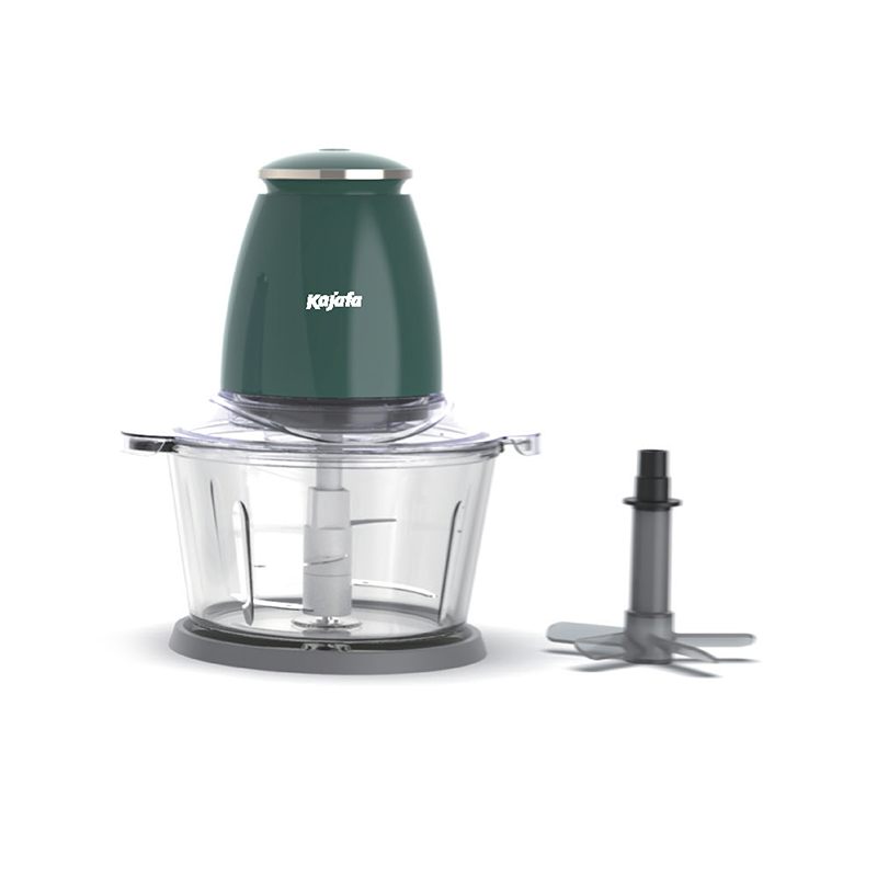 FP126G Mini tocator de alimente electric de 1,5 L Tocator de carne, 4 lame pe doua nivele, blender de bucatarie cu bol din otel inoxidabil de 400 W pentru carne, legume, fructe, ceapa si nuci, mancare pentru copii cu usturoi