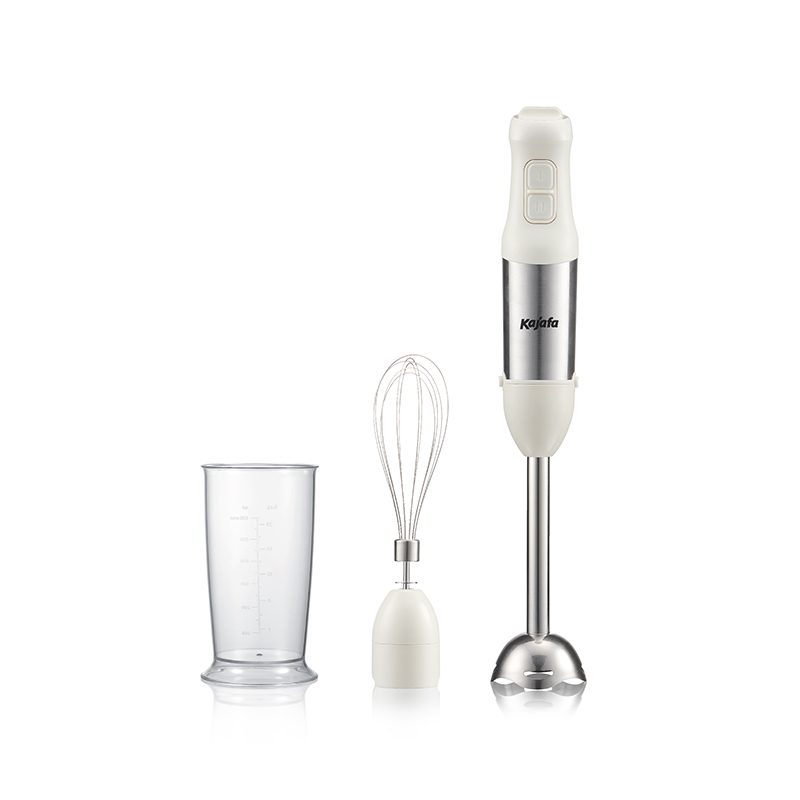 Blender de mână HB829BC Blender de mână 2 în 1 700 W, pahar de 800 ml, tel din oțel inoxidabil și bară agitată