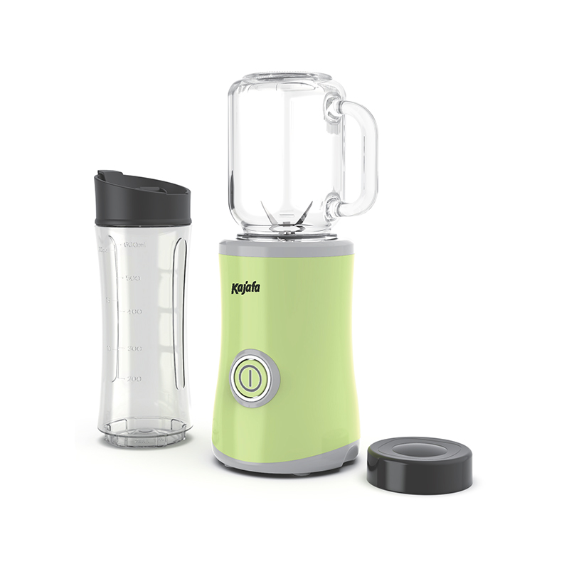 Blender pentru smoothie BL-328B-P3 cu lame ascuțite, mini blender personal pentru shake-uri și smoothie-uri, blender pentru bucătărie cu amestecare, cană de călătorie fără BPA și cană Mason de 500 ml