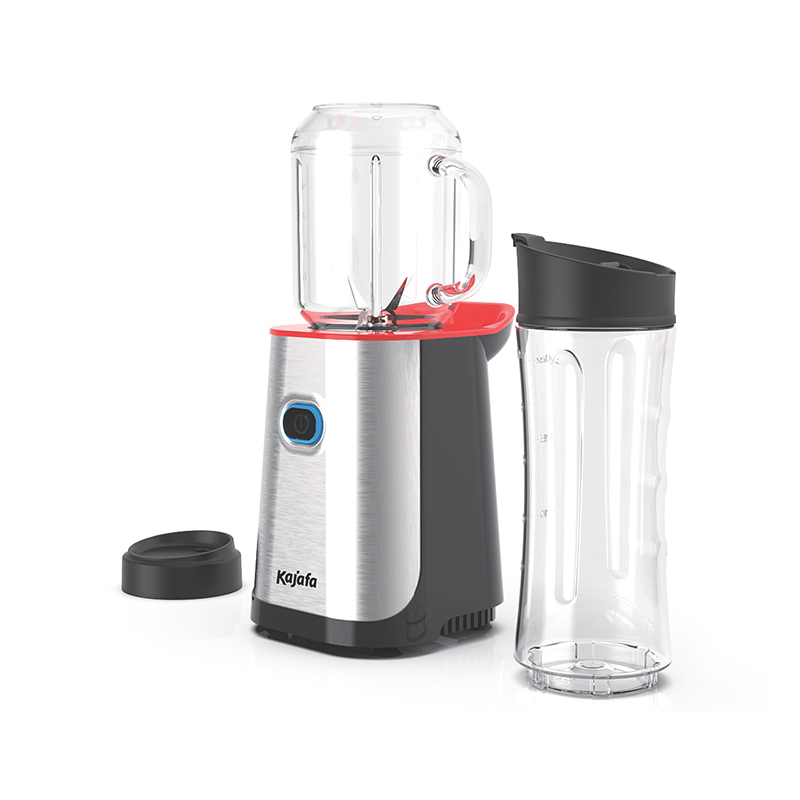 Blender pentru smoothie BL509B-P4 cu lame ascuțite, mini blender personal pentru shake-uri și smoothie-uri, blender pentru bucătărie cu amestecare, cană de călătorie fără BPA și cană Mason de 600 ml
