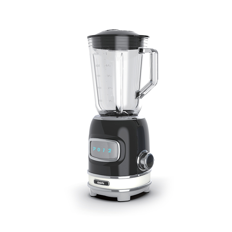 BL459B-G cu 2 viteze în stil retro cu control al pulsului, cu borcan de amestec de sticlă de 1000 ml și lamă din oțel inoxidabil, blender de blat, blender personal de mare putere