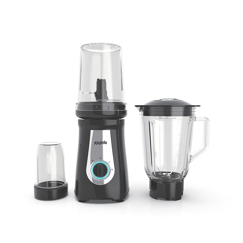 BL-358ABE-G Blender Smoothie Maker, Blender 3 în 1 de mare viteză cu ulcior de sticlă de 1,0 L, robot de bucătărie multifuncțional și râșniță pentru fructe congelate, legume și boabe de cafea