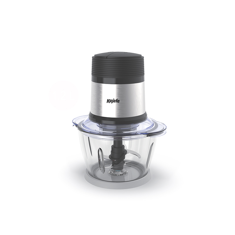 Tocator mini robot de bucatarie FP125G - Blender de mare putere de 400 W pentru fructe si legume, mancare pentru copii, piureuri, paste si preparare a alimentelor, bol gros de sticla, operare cu o singura atingere